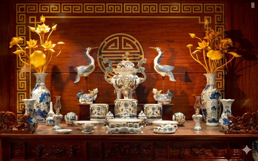 Ý nghĩa và cách bài trí bộ Thất sự, Ngũ sự, Tam sự trên ban thờ gia tiên